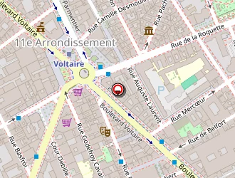 Carte de Renard Courses à Paris