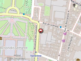 Carte de Sas Emmanuelle Bourgueil (cayola Spa) à Paris