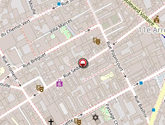 Carte de Carrefour City à Paris