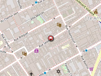 Carte de Lacour Jean-jacques à Paris