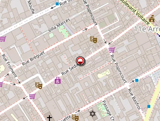 Carte de Coutris Christine à Paris