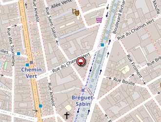 Carte de Baroukh Marco à Aubervilliers