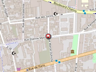 Carte de Jamin Thomas à Montreuil