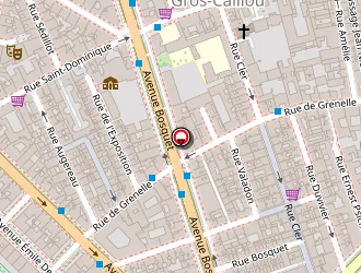 Carte de Paris Design District à Paris