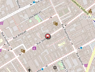 Carte de Les 2 Amis à Paris