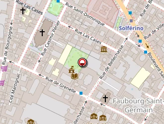 Carte de Fondation Casques Rouges à Paris