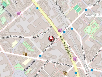 Carte de Abillex à Paris