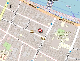 Carte de Hôtel Lenox à Paris