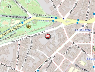 Carte de Cabinet Ravier Rive Droite à Paris