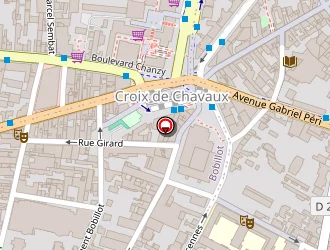 Carte de Pôle Emploi à Montreuil