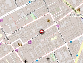 Carte de Chez Aline à Paris