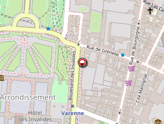 Carte de Rossi Properties à Paris