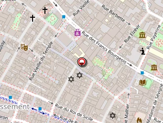 Carte de Pandora Store à Paris