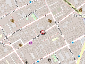 Carte de Voyard Brigitte à Paris