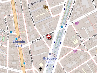 Carte de Croustillant Paris à Paris