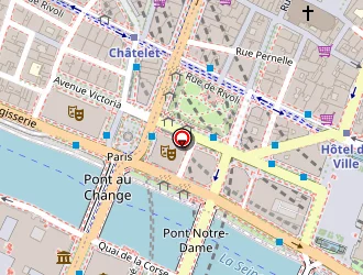 Carte de Café Restaurant Le Sarah Bernhardt à Paris