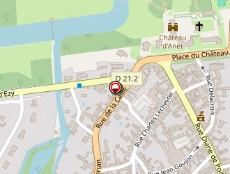 Carte de Café Du Château à Anet