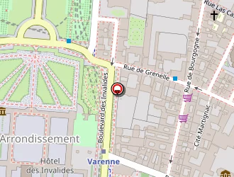 Carte de Bg Primeurs à Paris