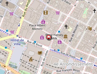 Carte de Hugo Boss à Paris