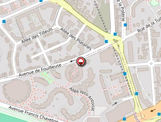 Carte de Pailliette Grégory à Saint-cloud