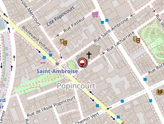 Carte de Famode à Paris