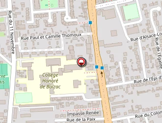 Carte de Les Halles Fleuries à Chelles