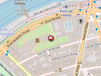 Carte de P.m Institut à Paris