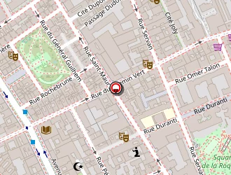 Carte de Zenith à Paris