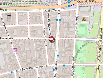 Carte de Boutique Comete à Paris