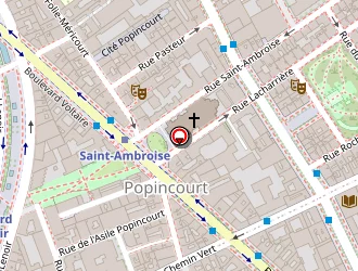 Carte de La Méduse à Paris