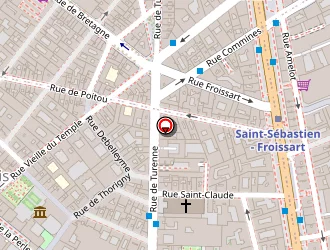 Carte de Delisle à Paris