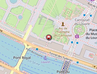 Carte de 21 Quai Voltaire à Paris