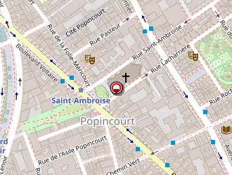 Carte de Popincourt Scoot à Paris