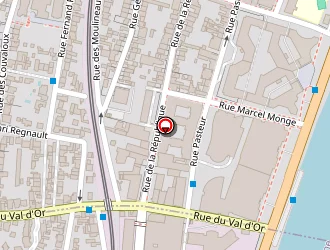 Carte de Stages De Tennis Bernard Petit à Saint-cloud