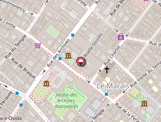 Carte de Cheneviere à Paris