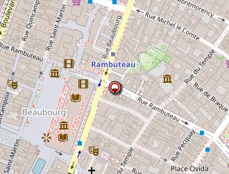 Carte de Dame Tartine à Paris