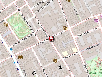 Carte de Sogimex à Paris