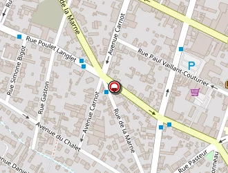 Carte de Gressino à Neuilly-plaisance