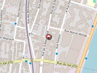 Carte de Atelier 108 à Saint-cloud