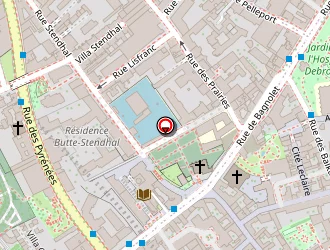 Carte de Le Gambetta à Paris