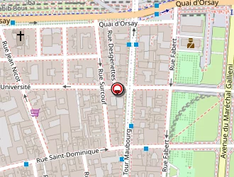 Carte de 29maubourg à Paris