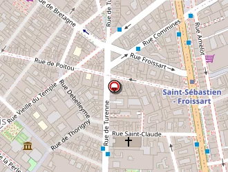 Carte de Isaac Reina à Paris