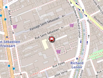 Carte de Elysée Est Auto à Paris