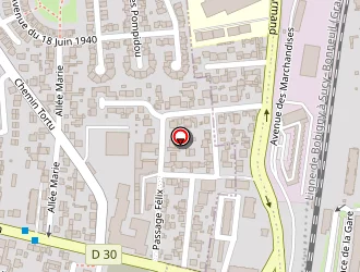 Carte de Cofim à Neuilly-plaisance