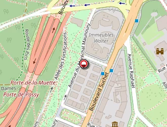 Carte de Clot Solange à Paris