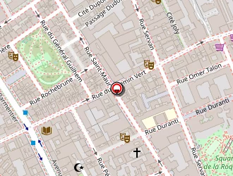 Carte de Le Saint Georges à Paris