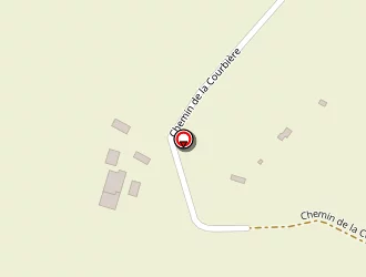 Carte de La Courbière à Couvains