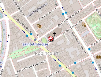 Carte de L'encrerie à Paris