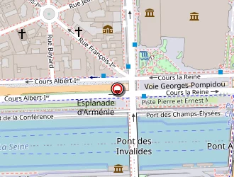 Carte de Clinique De La Vision à Paris