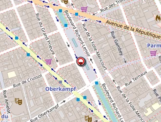 Carte de Punti Muriel à Paris